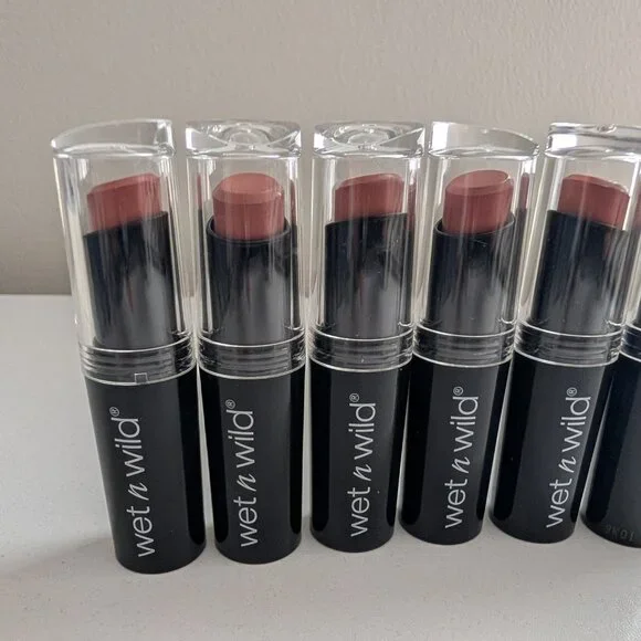 Wet n Wild MegaLast Lip Color Longwearing 983B Never Nude 0.11 oz Lot of 6 New - Picture 5 of 7